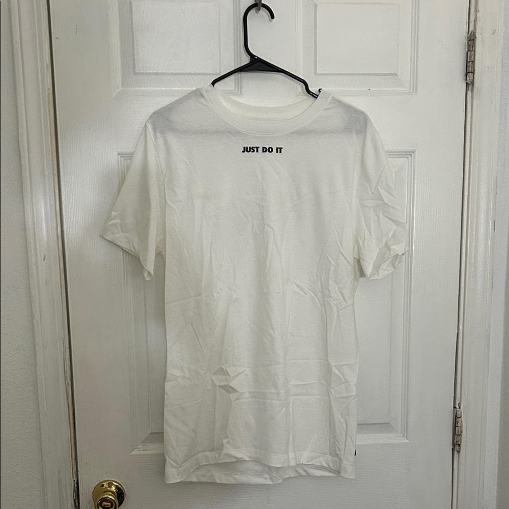 Nike White 'Just Do It' Men's Tee